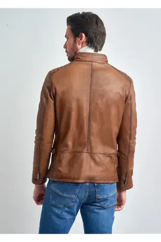 Men's Leather Jacket - 7
