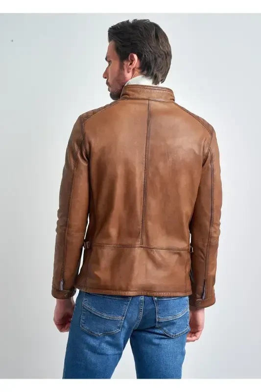 Men's Leather Jacket - 7