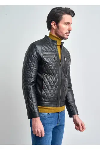 Men's Leather Jacket - PIERRE CARDIN (1)