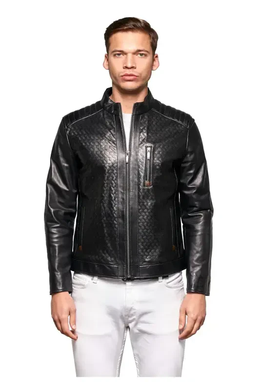 Men's Leather Jacket - 1