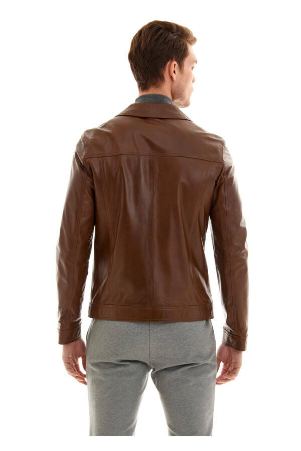 Men's Leather Jacket - 4