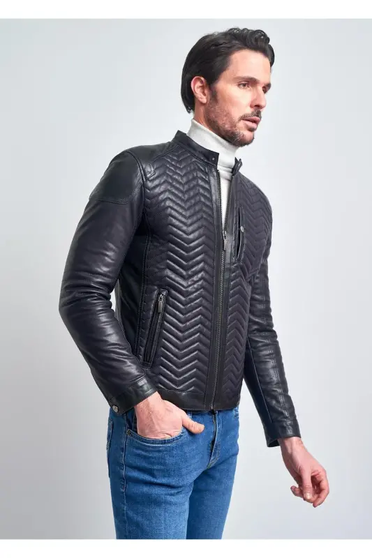 Men's Leather Jacket - 9