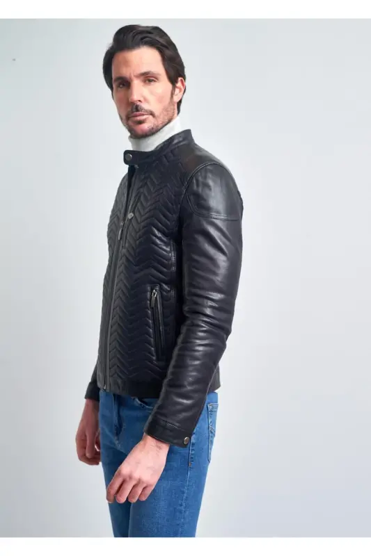 Men's Leather Jacket - 10