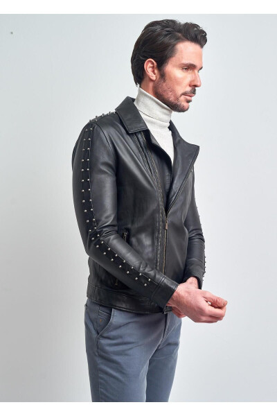 Men's Leather Jacket - 7