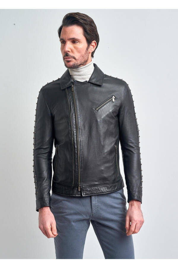 Men's Leather Jacket - 1