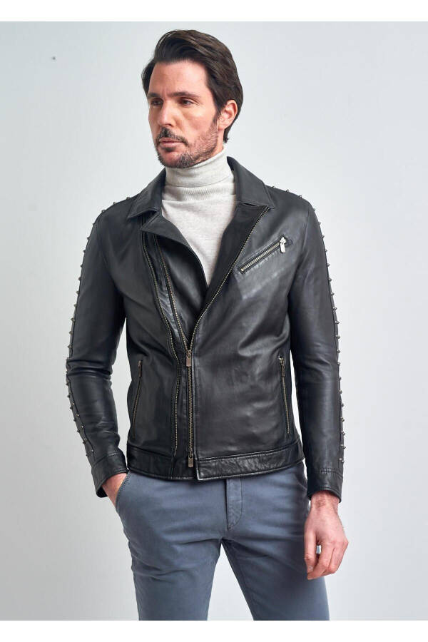 Men's Leather Jacket - 3