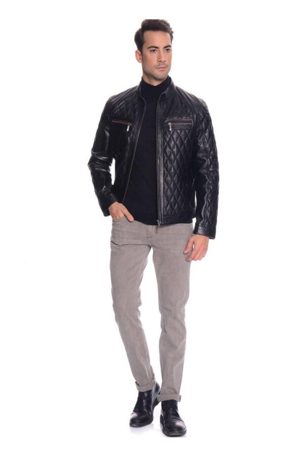 Men's Leather Jacket - 1