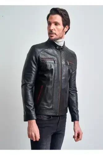 Men's Leather Jacket - 3