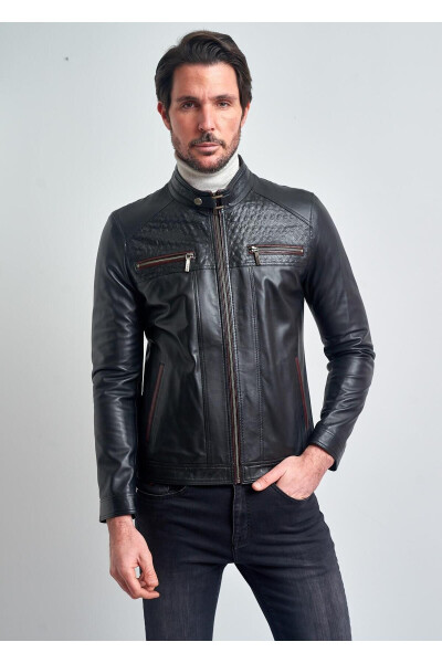 Men's Leather Jacket - 5