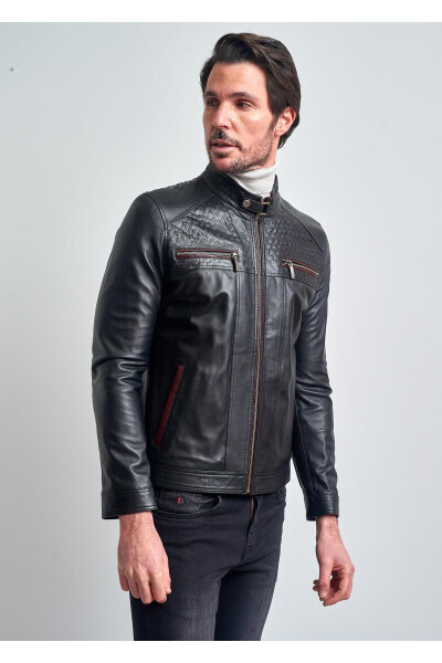 Men's Leather Jacket - 8