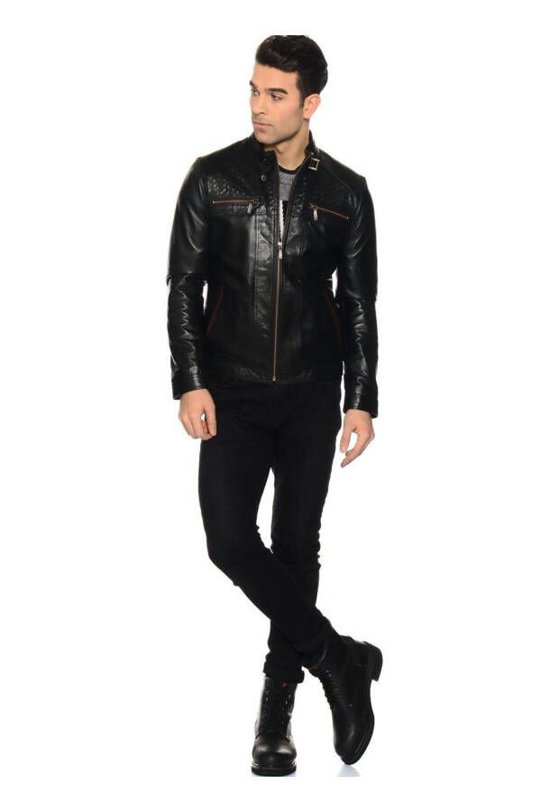 Men's Leather Jacket - 12