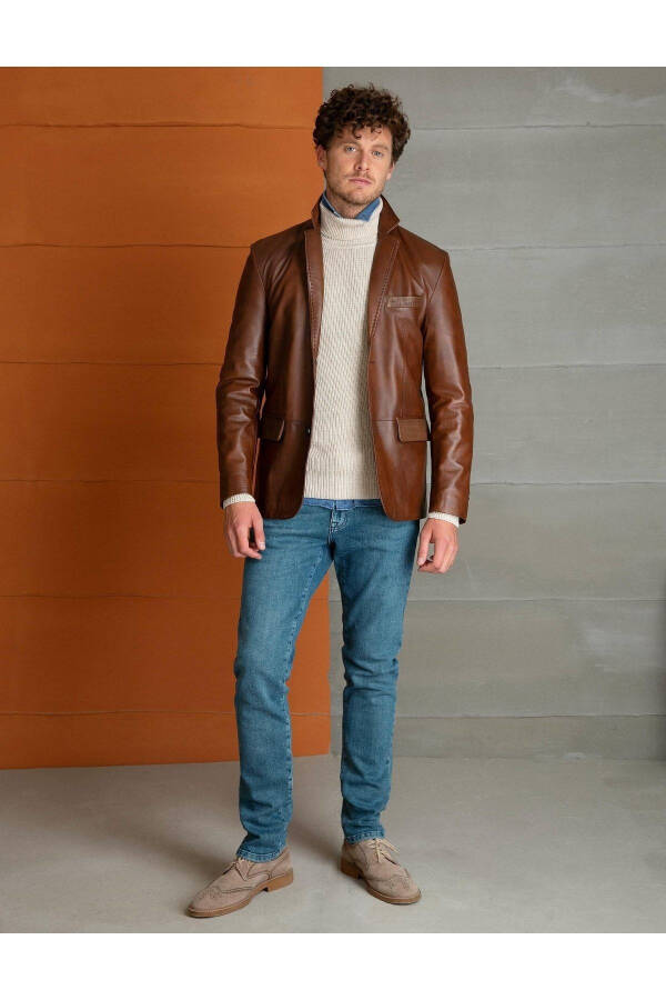 Men's Leather Jacket - 6