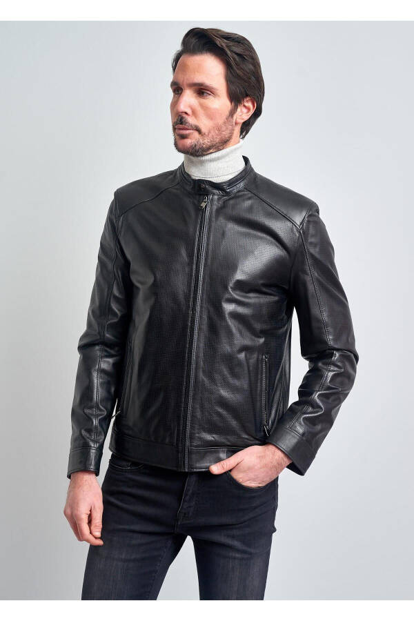 Men's Leather Jacket - 10