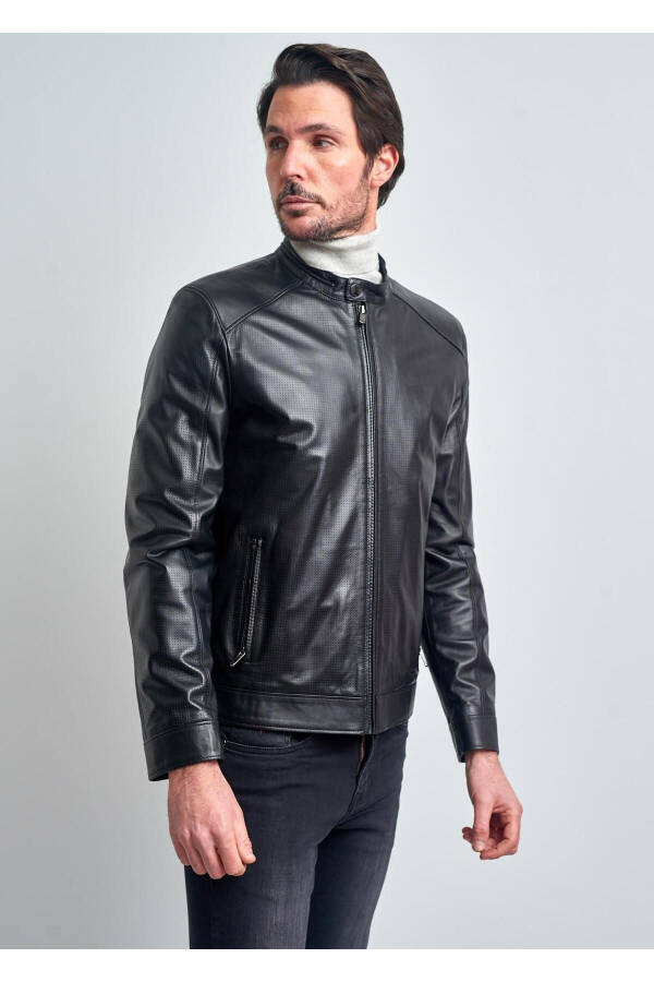 Men's Leather Jacket - 16