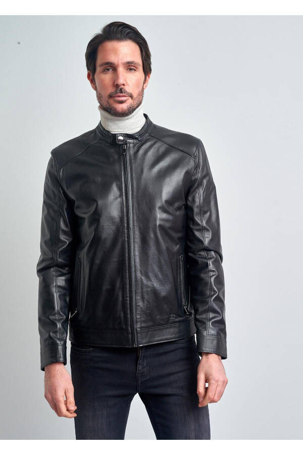 Men's Leather Jacket - 4