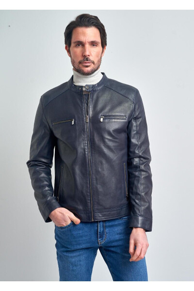 Men's Leather Jacket - 4