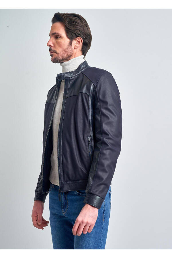 Men's Leather Jacket - 7