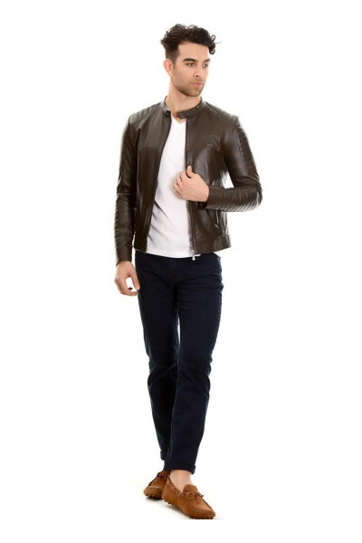 Men's Leather Jacket - 4