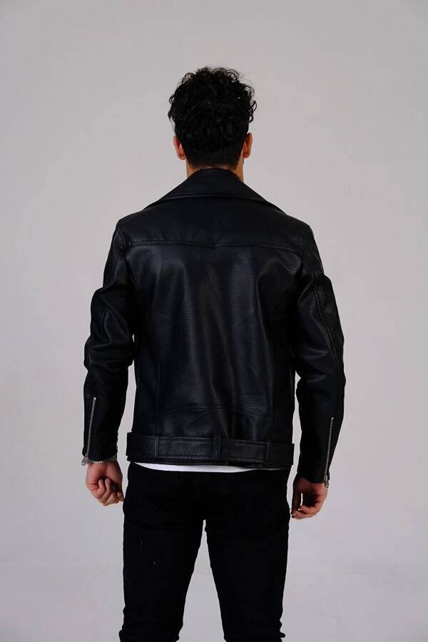 Men's leather jacket - 5