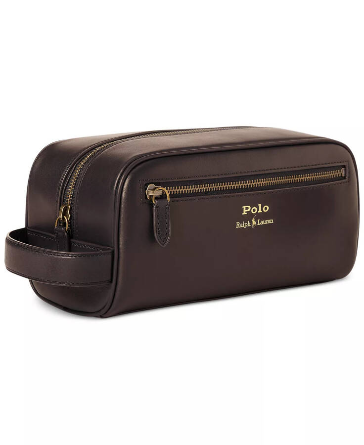 Men's Leather Travel Case, Created for Modazone Brown - 5