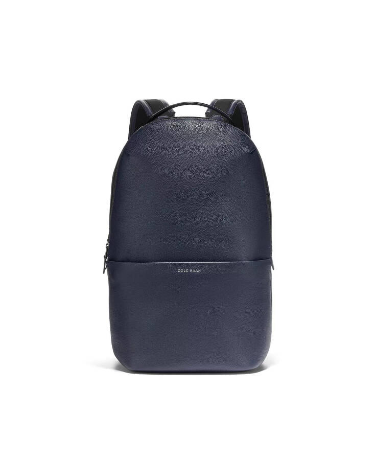 Men's Leather Triboro Backpack Navy Blazer - 1