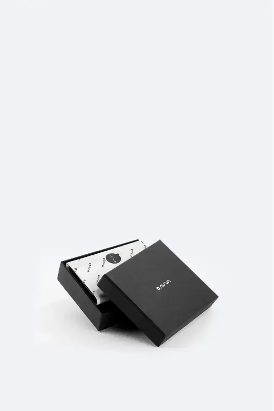 Men's leather wallet, brown, 100% leather. - 4