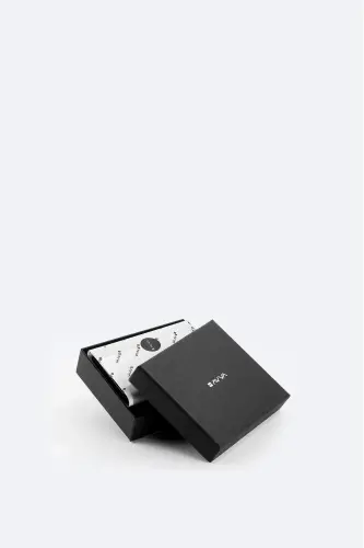 Men's leather wallet, brown, 100% leather. - 4