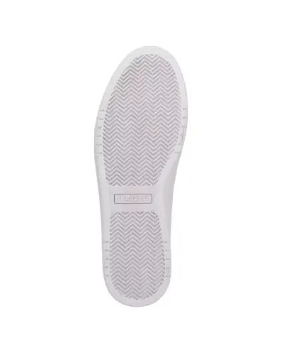 Men's Lendar Flag Logo Lace Up Sneakers-White, Navy Multi - 5