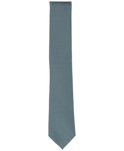 Men's Leven Mini-Pattern Tie, Exclusively at Modazone-Sage - ALFANI (1)