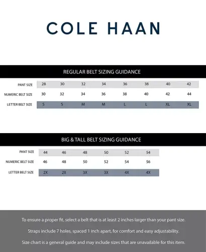 Men's Lewis Burnished Leather Dress Belt-Tan - 6