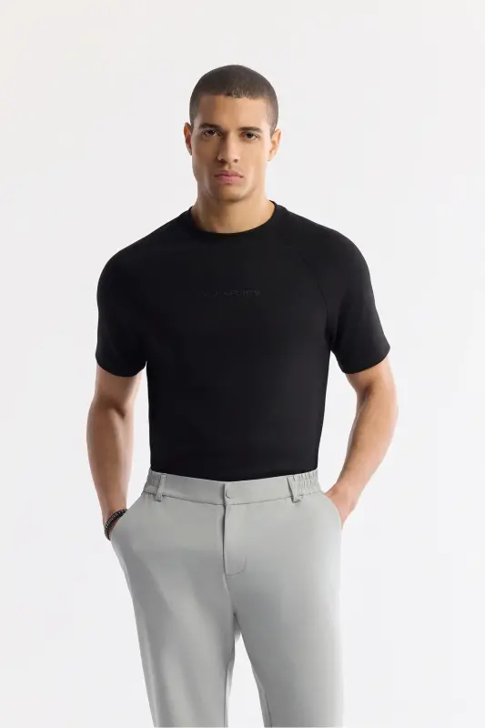 Men's Light Gray Slim Fit Elastic Waistband Bi-Stretch K - 2