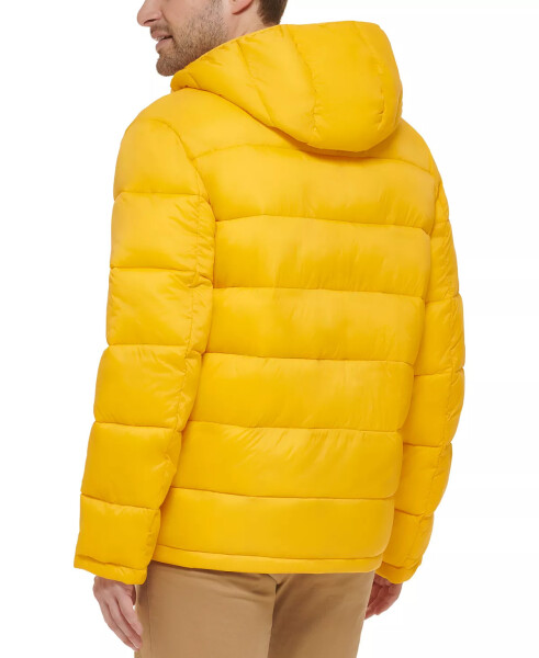 Men's Lightweight Hooded Puffer Jacket Yellow - 2