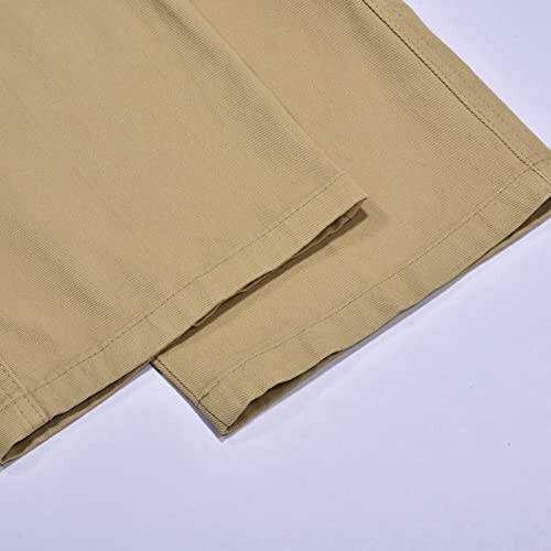 Men's Lightweight Joggers Pants Black Convertible Pants Men Tan Cargo Pants for Men Drawstring Pants Casual Loose - 5