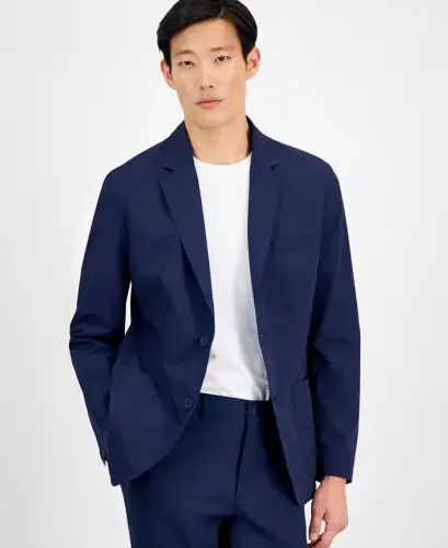 Men's Lightweight Nylon Blazer, Exclusively at Modazone - 1
