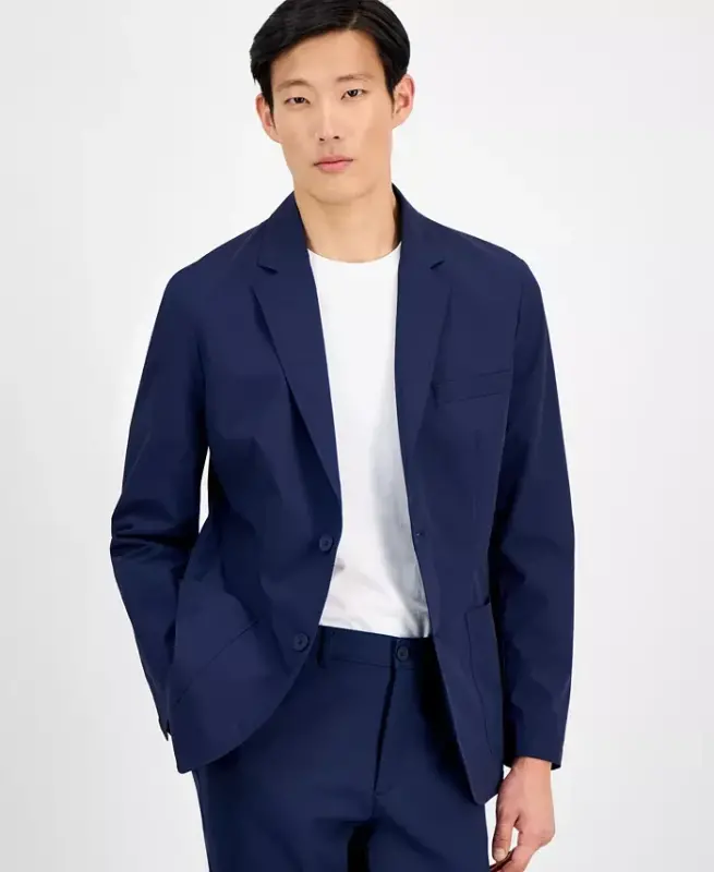 Men's Lightweight Nylon Blazer, Exclusively at Modazone - 1