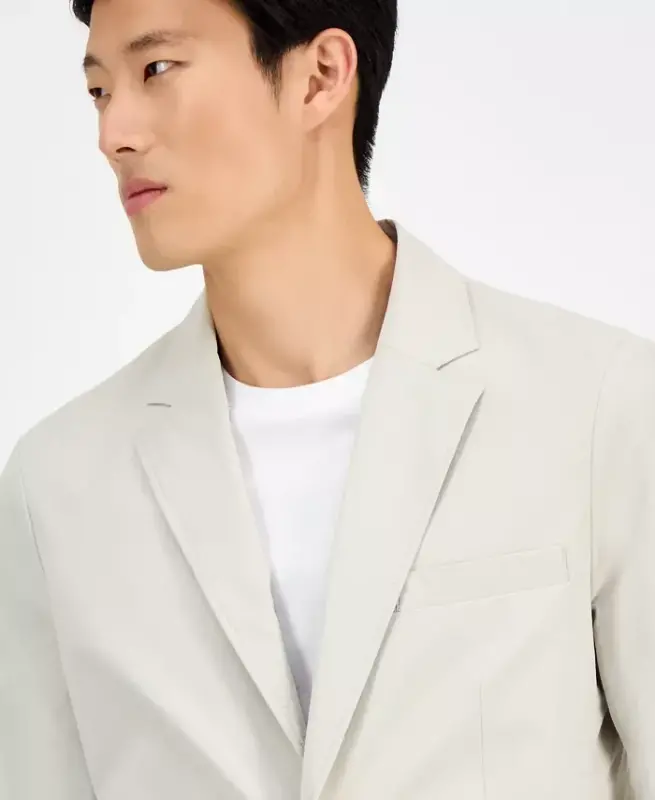 Men's Lightweight Nylon Blazer, Exclusively at Modazone - 3