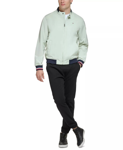 Men's Lightweight Spring Bomber Jacket Pastel Green - 7