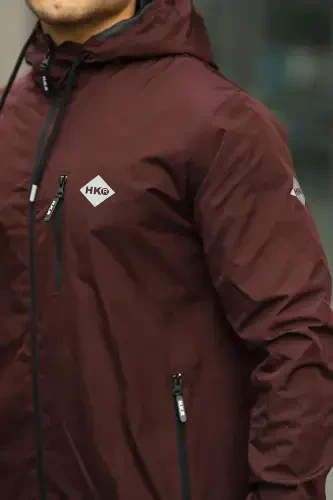 Men's Lined Waterproof Hooded Pocket Raincoat - COMSTAR (1)