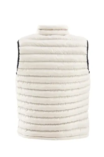 Men's Lined Windproof Regular Fit Stone Puffy Vest - D1FFERENCE (1)