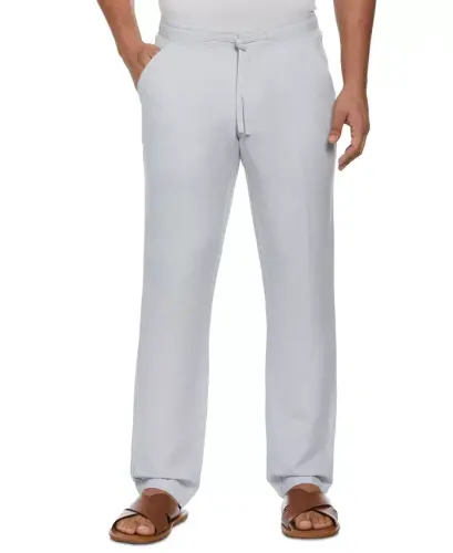 Men's Linen Blend Drawstring Pant - 1