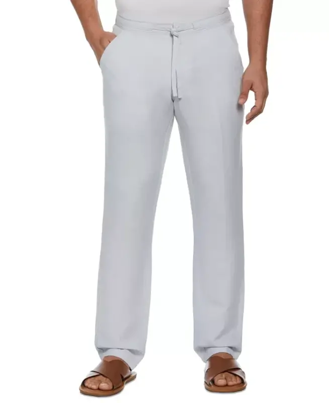 Men's Linen Blend Drawstring Pant - 1