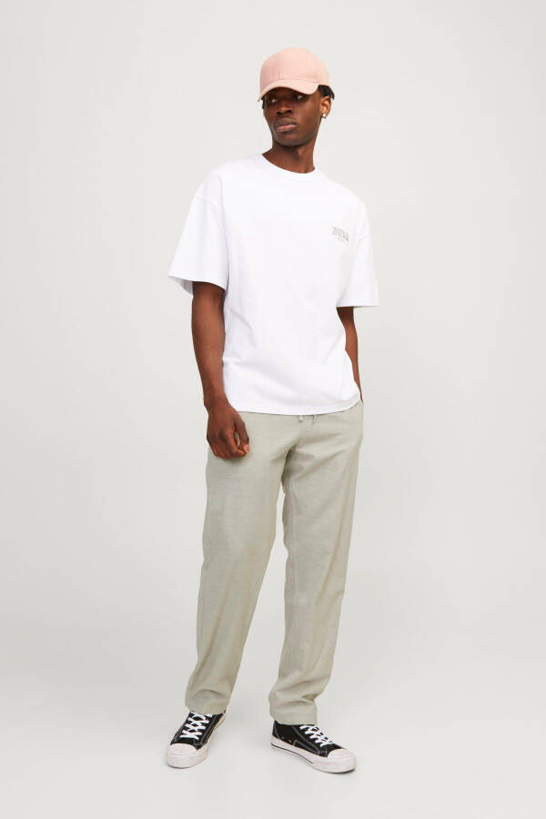 Men's Linen Blend Jogger Pants - 1