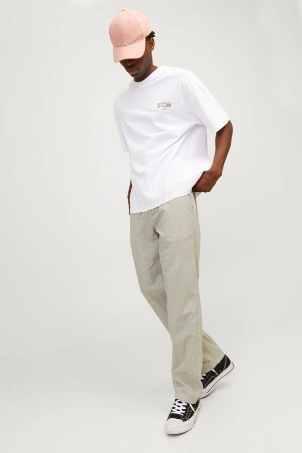 Men's Linen Blend Jogger Pants - 5