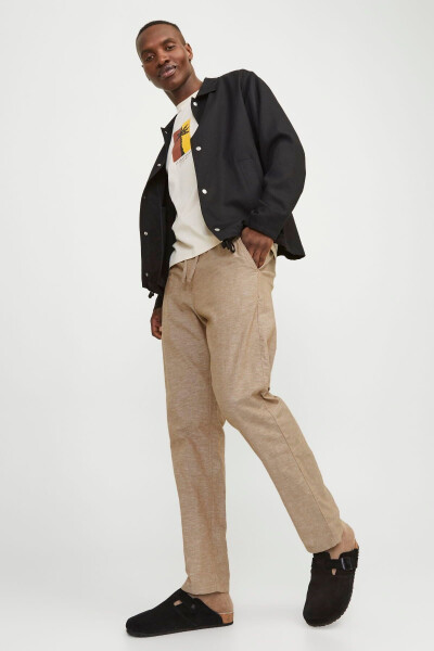 Men's Linen Blend Jogger Pants - Kane - 5