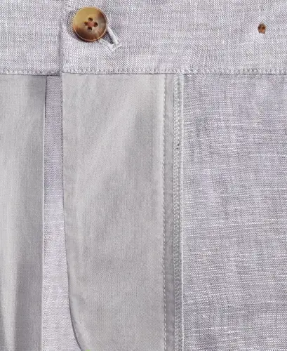 Men's Linen Cross-Dye Pants, Created for Modazone - 5