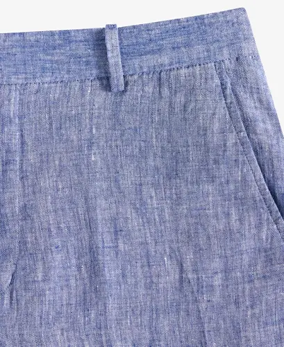 Men's Linen Cross-Dye Pants, Created for Modazone - 4