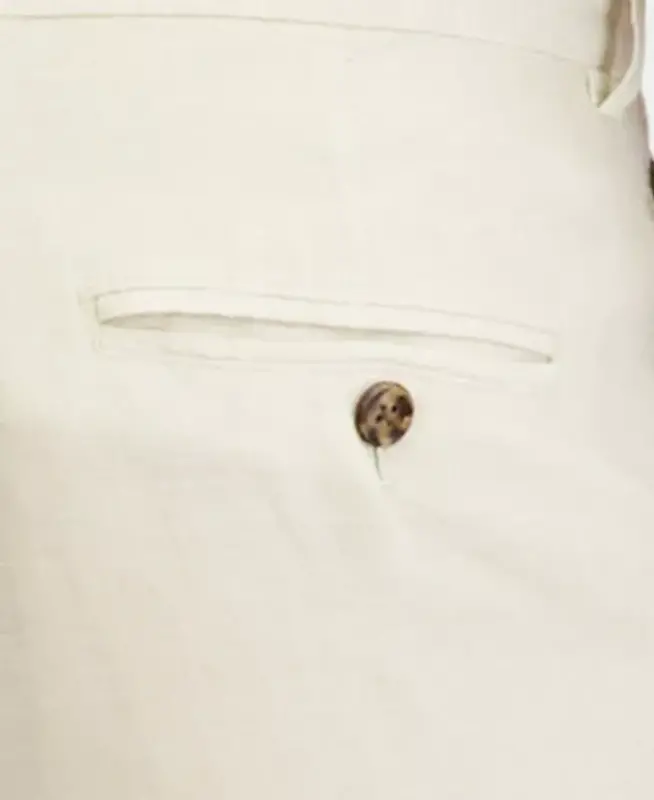 Men's Linen Cross-Dye Pants, Created for Modazone - Lint - 4