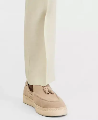 Men's Linen Cross-Dye Pants, Created for Modazone - Lint - 7