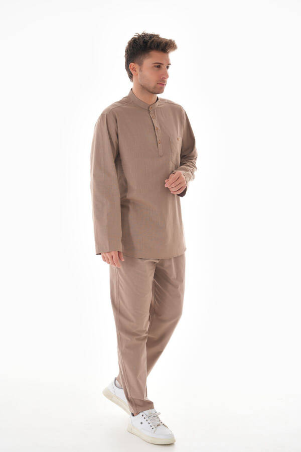 MEN'S LINEN HAJJ AND UMRAH SET - 4