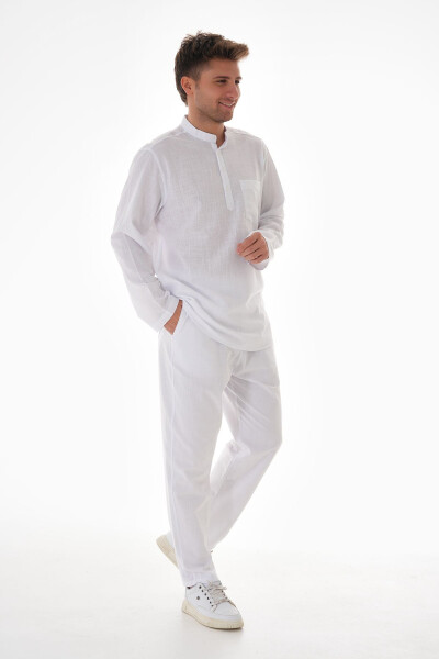 MEN'S LINEN HAJJ AND UMRAH SET - BESEDU (1)